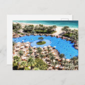 ラグジュアリースイミングプールドバイ ポストカード (正面/裏面)