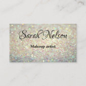 ラグジュアリースイートスパークリームメイクアップビジネスカード 名刺 (正面)