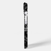 ラグジュアリースタイリッシュなタイムレスブラックマーブルストーン Case-Mate iPhoneケース (裏面 / 左)