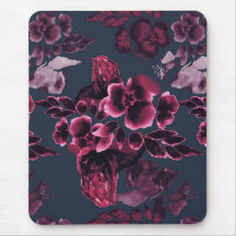 ラグジュアリースタイリッシュウォーターカラーネイビーブルーブルゴーニュ