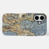 ラグジュアリースタイリッシュタイムレスグレー金ゴールド大理石 Case-Mate iPhoneケース (裏面 (横))