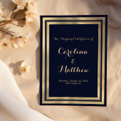 ラグジュアリースタイリッシュネイビーモダンブルー金ゴールドプログラム プログラム