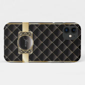 ラグジュアリーストライプの金ゴールドダイヤモンドブリックiPhone 5ケース Case-Mate iPhoneケース (裏面(横))