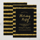 ラグジュアリーストライプ招待状 招待状 (正面/裏面)