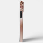 ラグジュアリースパークルバラ金ゴールドドリッピンググリッターパーソナル Case-Mate iPhoneケース (裏面 / 右)