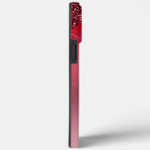 ラグジュアリースパークルレッド滴下グリッターパーソナライズされた、 Case-Mate iPhoneケース (裏面 / 右)