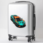 ラグジュアリースポーツカー シール (スーツケース)