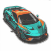 ラグジュアリースポーツカー シール (正面)