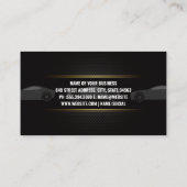 ラグジュアリースポーツカー | 炭素繊維 名刺 (裏面)