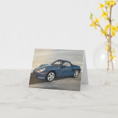 ラグジュアリースポーツ絵画カーのグリーティングカード カード (黄色い花)