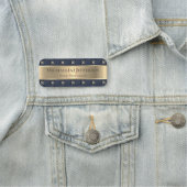 ラグジュアリーセブンゴールデンスターズエレガントオン・ブルー: 名札 (インサイチュ)