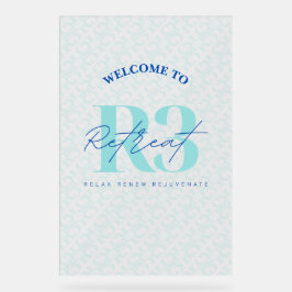 ラグジュアリーセルフ気に企業のイベントリトリートウェルカム アクリルサイン