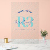 ラグジュアリーセルフ気に企業のイベントリトリートウェルカム アクリルサイン (ウェディング)