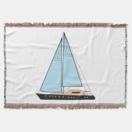 ラグジュアリーセーリングヨットボート スローブランケット