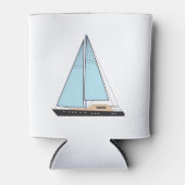 ラグジュアリーセーリングヨットボート 缶クーラー (正面)