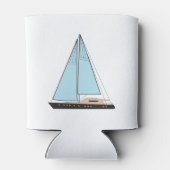 ラグジュアリーセーリングヨットボート 缶クーラー (裏面)