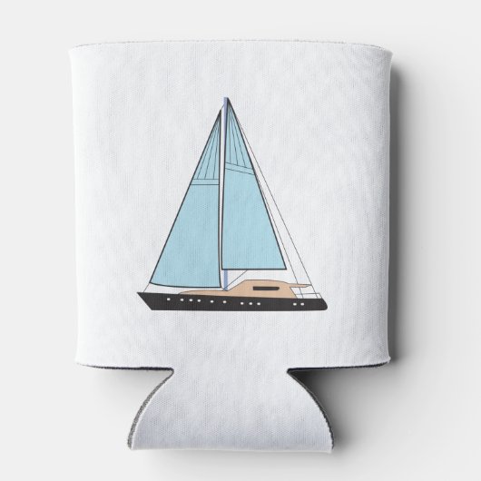 ラグジュアリーセーリングヨットボート 缶クーラー (裏面)