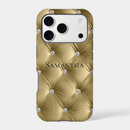 ラグジュアリーソフトウォーム金ゴールドフェイクベルベット iPhone 15 PRO MAXケース