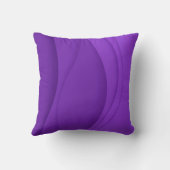 ラグジュアリーソフトパープルウェーブ クッション (裏面)