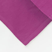 ラグジュアリーソフトピンクウェーカスタマイズブ フリースブランケット (角)