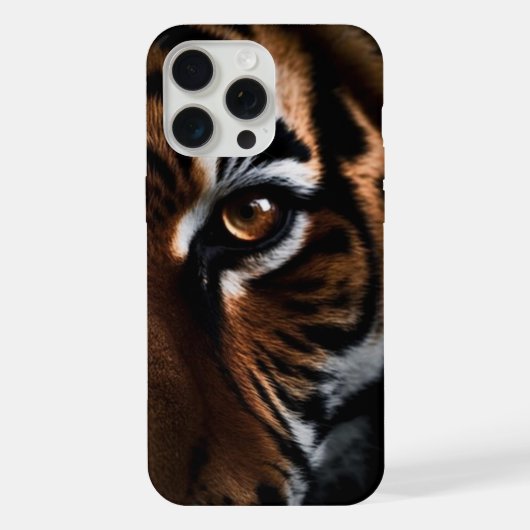 "ラグジュアリータイガーアイiPhone 15 Pro Maxケース – iPhoneケース (裏面)