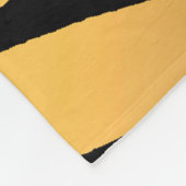 ラグジュアリータイガーバタフライトレンディーライン フリースブランケット (角)