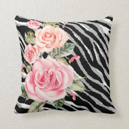 ラグジュアリータイガーバラトレンディーライン クッション