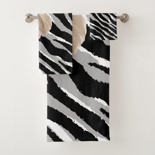 ラグジュアリータイガーバラトレンディーライン バスタオルセット (インサイチュ)