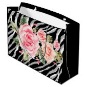 ラグジュアリータイガーバラトレンディーライン ラージペーパーバッグ (裏面アングル)