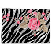 ラグジュアリータイガーバラトレンディーライン ラージペーパーバッグ (裏面)