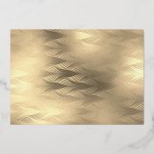 ラグジュアリータイポグラフィザデイトフォイル招待状 箔招待状 (裏面)