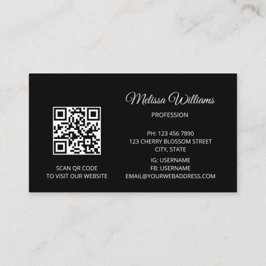 ラグジュアリーダイアモンズジュエラージュエリーストア 名刺 (裏面)