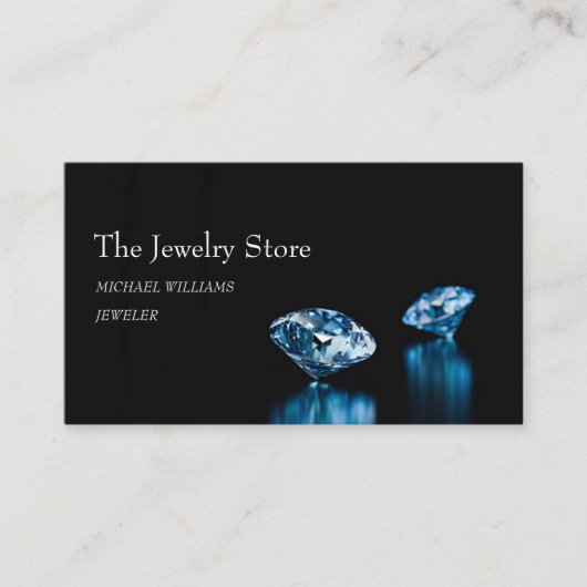 ラグジュアリーダイアモンズジュエラージュエリーストア 名刺 (正面)