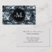 ラグジュアリーダイアモンドジュエルジェムデザイン 名刺 (正面/裏面)