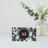 ラグジュアリーダイアモンドジュエルジェムデザイン 名刺 (スタンド正面)