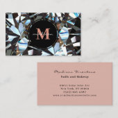 ラグジュアリーダイアモンドジュエルジェムデザイン 名刺 (正面/裏面)