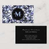 ラグジュアリーダイアモンドジュエルジェムデザイン 名刺 (正面/裏面)