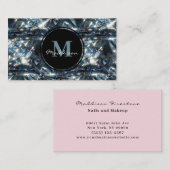 ラグジュアリーダイアモンドジュエルジェムデザイン 名刺 (正面/裏面)