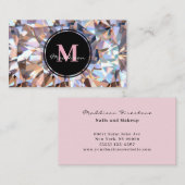 ラグジュアリーダイアモンドジュエルジェムデザイン 名刺 (正面/裏面)