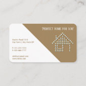 ラグジュアリーダイアモンドホーム |プロフェッショナル実在不動産 名刺 (裏面)