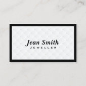 ラグジュアリーダイヤモンドキルトジュエリー名刺 名刺 (正面)