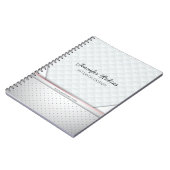 ラグジュアリーダイヤモンドシェイプ ノートブック (左側)