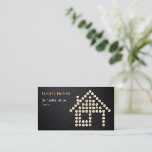 ラグジュアリーダイヤモンドホーム|プロフェッショナル実在財産 名刺 (スタンド正面)