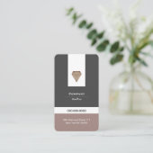 ラグジュアリーダイヤモンド名刺 名刺 (スタンド正面)