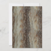 ラグジュアリーダイヤモンド&フェイクキツネファーブライダルシャワー 招待状 (裏面)