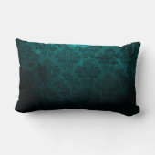 ラグジュアリーダマスクダークグリーン ランバークッション (裏面)