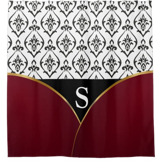 ラグジュアリーダマスク シャワーカーテン (正面)