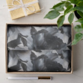 ラグジュアリーダークピオニーズデコページティッシュペーパー 薄葉紙 (ギフト)