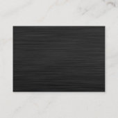 ラグジュアリーディナーフードプレートデザインシェフケータリング 名刺 (裏面)