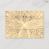 ラグジュアリーデザインアポイントメント 予約カード (裏面)